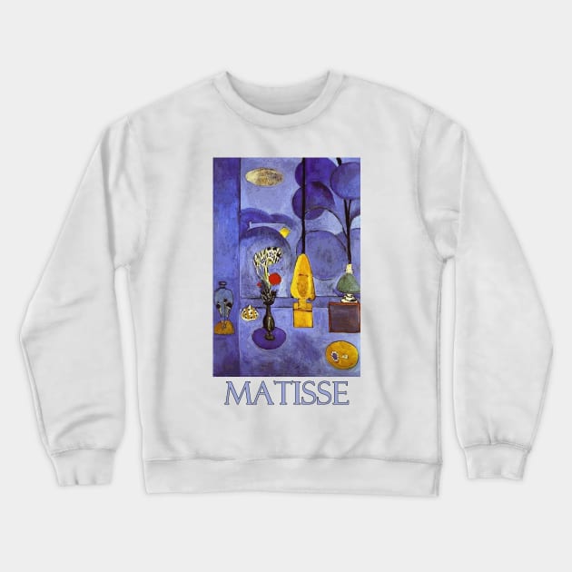 Blue Window by Henri Matisse Crewneck Sweatshirt by Naves